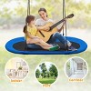 Safstar 60" Saucer Tree Swing Surf Outdoor Adjustable Kids Giant Oval Platform Swing Set - 4 of 4