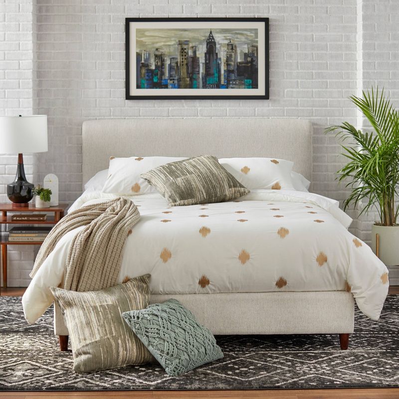 Queen Emery Upholstered Bed Frame - Lifestorey, 3 of 6