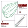 Unique Bargains Silicone Stainless Steel Non-Stick Coated Heat-Resistant Whisk 5 Pcs - 4 of 4