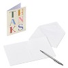 10ct Spring Thank You Stationery for Anyone: Carlton Cards Pack, Multicolored Typography, Vertical Fold, 5.19" x 3.94" - 3 of 4