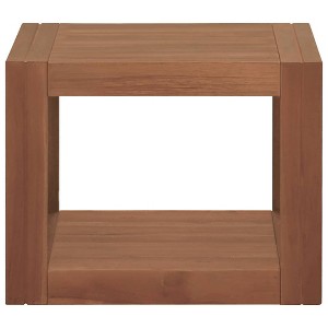 vidaXL Bathroom Cabinet Natural Wood Solid Teak Wood Medium Modern - 1 of 4