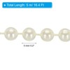 Unique Bargains Plastic Decorative Faux Pearl Beads Garland 5mm Dia - 2 of 4