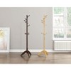 Kumasinova Classic Solid Wood Coat Rack with 9/10/11 Hooks,3/7-Tier Freestanding Coat Racks for Entryway,Clothing Racks for Hanging Clothes - 4 of 4