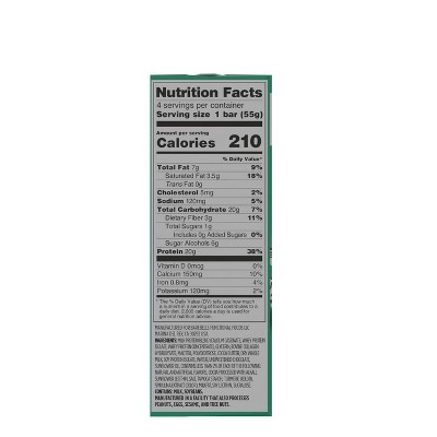 Barebells Minty Chocolate Crisp Nutrition Protein Bars - 20g Protein - 7.76oz/4pk