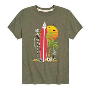 Boys' - Disney - Ghost Dog Beach Surfer Short Sleeve Graphic T-Shirt - 1 of 4