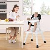 Kinder King 8 in 1 Baby High Chair, Coverts to Dining Booster Seat, Removable Tray & Double Seat Cover, Easy to Wipe - 3 of 4