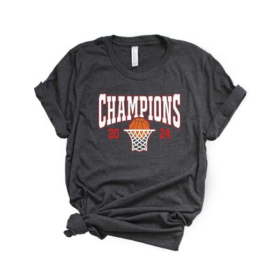 Simply Sage Market Women's College Basketball 2024 Champions NC Short Sleeve Graphic Tee