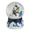 Northlight 6.5" Musical and Animated Christmas Villiage Winter Scene Rotating Water Globe Dome - 2 of 2