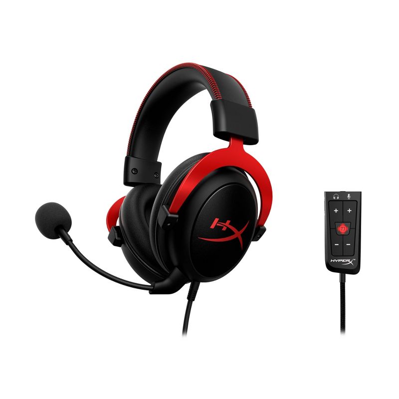 HyperX Cloud II Gaming Headset for PC/PlayStation 4/Xbox One/Series X|S/Nintendo Switch - Red, 3 of 11