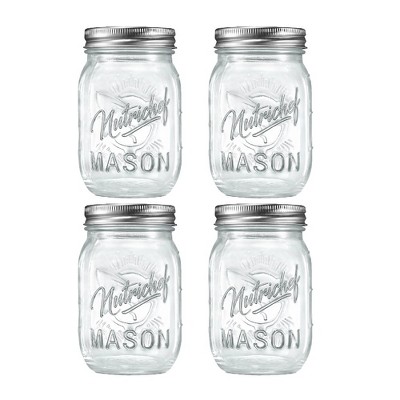 Ball 8oz 12pk Glass Regular Mouth Mason Jar With Lid And Band : Target