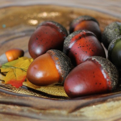 Northlight Fall Harvest Artificial Acorns and Maple Leaves Decoration Set - 11 Piece