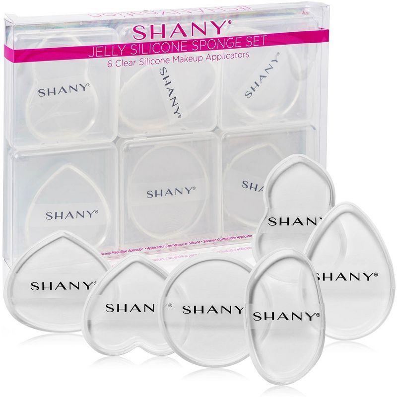 SHANY Stay Jelly Silicone Makeup Blender Sponge Set  - 6 pieces, 1 of 9