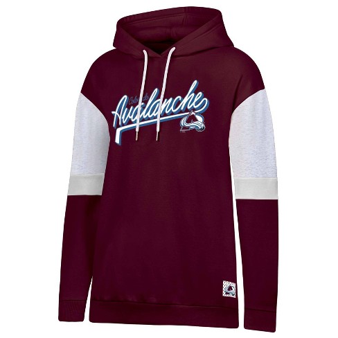 Colorado Avalanche NHL Touch Women's Maternity Maroon Full-Zip Hoodie