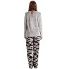 Just Love Womens Plush Pajama Pant Set with Matching Socks  Fun, Cozy Sleepwear with Sayings - 4 of 4