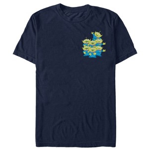 Men's Toy Story Squeeze Alien Pack T-Shirt - 1 of 4