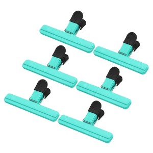 Unique Bargains Plastic Large Size Nonslip Kitchen Chip Bag Seal Grips 6 Pcs - 1 of 4