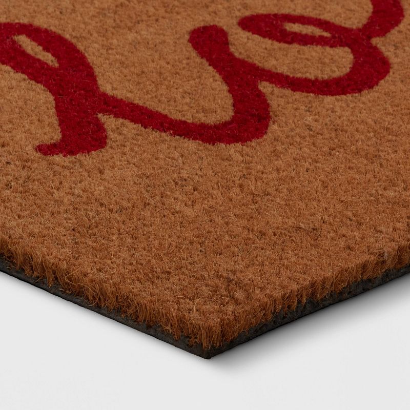 1&#39;6&#34;x2&#39;6&#34; &#39;Love&#39; Coir Doormat Red/Natural - Threshold&#8482;, 4 of 12