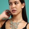 SOHI Women's Ash Grey The Marcia Statement Necklace - 4 of 4