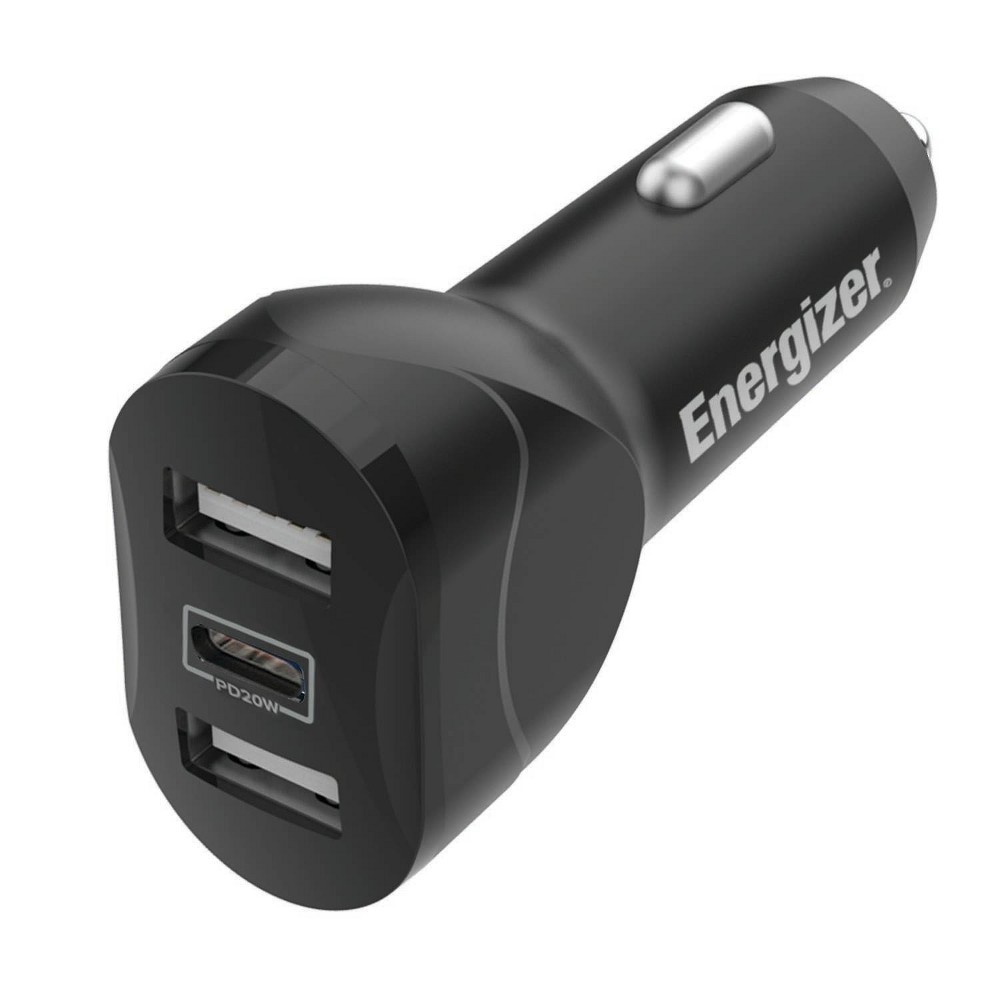 Photos - Other for Motorcycles Energizer Car Accessory 3 Port Power Delivery Car Charger 