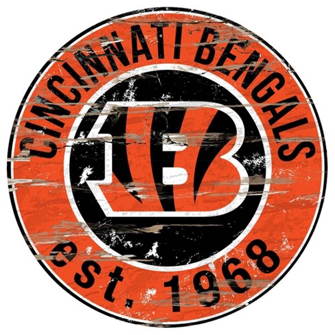 Nfl Cincinnati Bengals Established 12' Circular Sign : Target