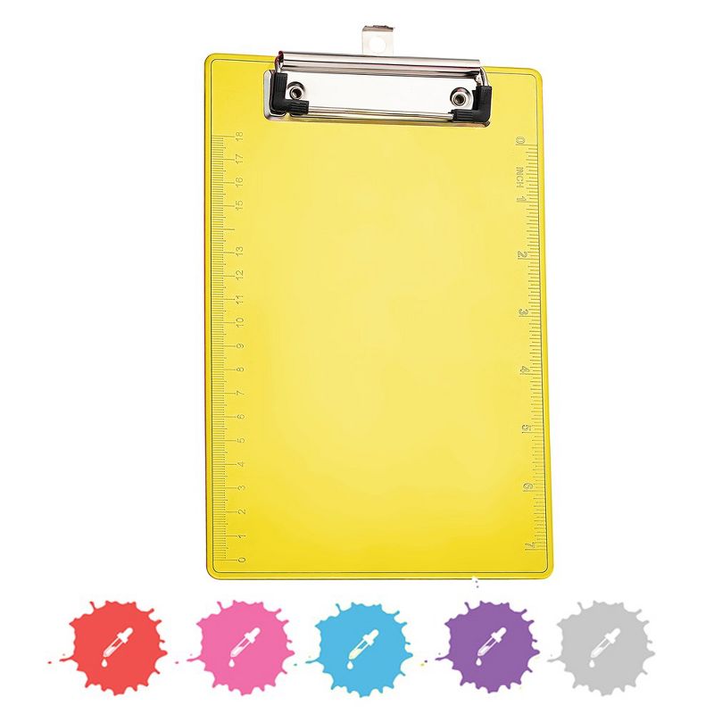 Enday Memo Size Plastic Clipboard, 1 of 5