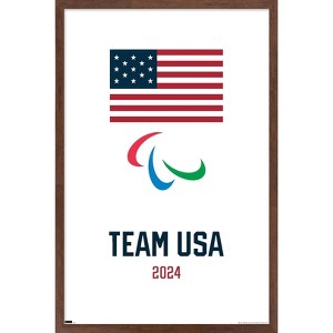 Trends International Team USA - Paralympic Logo Framed Wall Poster Prints - 1 of 4