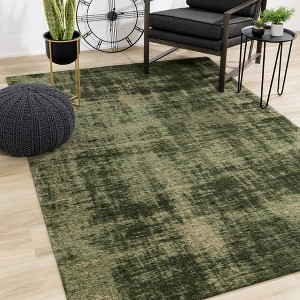 Rug Branch Modern Organic Green Indoor Area Rug - 1 of 4