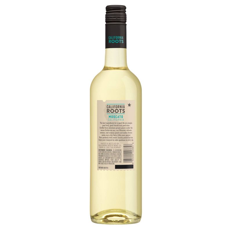 Moscato White Wine - 750ml Bottle - California Roots&#8482;, 4 of 7