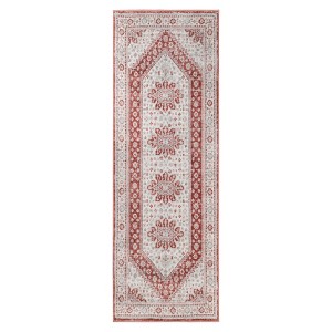 Classic Vintage Medallion Indoor Runner or Area Rug by Blue Nile Mills - 1 of 4
