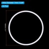 Unique Bargains Plastic Round Wreath Dream Catcher Rings White 12 Pcs - 2 of 4