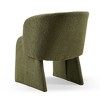 NicBex Teddy Fabric Dining Chair Modern Upholstered Accent Chair with Comfy Backrest, Sofa for Living Room, Bedroom, Reception,1pc/2pc - 3 of 4