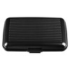 Zodaca Black Aluminum Pocket Waterproof Business ID Credit Card Wallet Holder Case Metal Box Pocket - 3 of 4