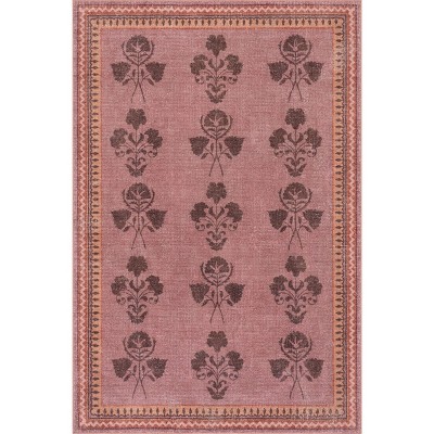 Padma Lakshmi x Rugs USA - Floris Hand-Tufted Floral Wool-Blend Rug
