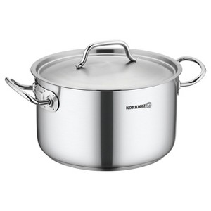 Korkmaz Gastro Proline 2.7 Liter Stainless Steel Casserole with Lid in Silver - 1 of 4