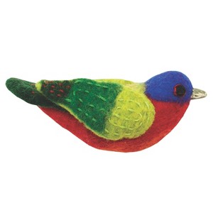 Slickblue Handcrafted 5" Bird Ornament – 100% Wool with String Loop for Year-Round Charm, 15 Different Options - 1 of 1