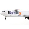 Boeing 767-300F Commercial Aircraft "Federal Express" White w/Purple Tail 1/200 Diecast Model Airplane by GeminiJets - 3 of 4