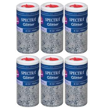 Spectra Arts & Crafts Glitter, Clear, 16 oz., 1 Jar