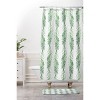 Gabriela Fuente Natumas Shower Curtain Green - Deny Designs: Abstract Microfiber, Machine Washable, Buttonhole Top - 3 of 3