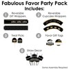 Big Dot of Happiness HOCO Dance - Homecoming Favors and Cupcake Kit - Fabulous Favor Party Pack - 100 Pieces - 2 of 4