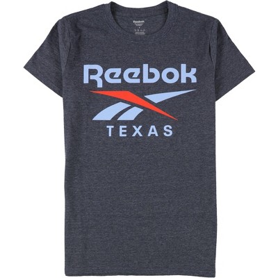 Reebok Mens Texas Graphic T-Shirt, Blue, Small