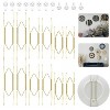 LunaLulinlk 12Pcs Plate Hangers with Hooks, 6 8 10" Wall Holder Fit for 6-10" Decorative Plate - 3 of 4