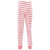 Hudson Baby Infant Girl Cotton Pajama Set, Coral Stripe - 4 of 4