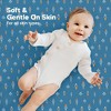 KeaBabies Mini Crib Sheets for Baby Girls, Boys, 2-Pack Soothe Pack and Play Sheets Fitted, Organic Pack N Play Mattress Sheet - 4 of 4