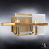 Urban Ambiance Luxury Contemporary Bathroom Vanity Light,  6.38"H x 16.75"W,  Brushed Bronze Finish, UHP2137 - 3 of 4