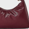 Mini Soft Saddle Handbag - A New Day™ Deep Red - 4 of 4