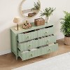 GAOMON 6-Drawers Dresser for Bedroom, 48" Wide Modern Chest of Drawers with Metal Handle,Wood Drawer Organizer for Living Room,Hallway - 2 of 4