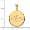 Black Bow Jewelry 14k Yellow Gold Plated Sterling Silver California Polytechnic State Mustangs NCAA Large Pendant - 2 of 3