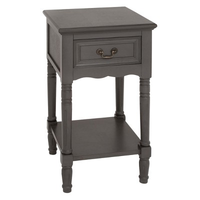 Wood Traditional Accent Table Dark Java - Olivia & May