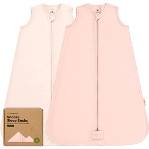 2-Pack Snooze Baby Sleep Sacks, Organic Cotton Wearable Blanket, Soft  Toddler Sleeping Bag, Smooth Zipper - 1 of 4