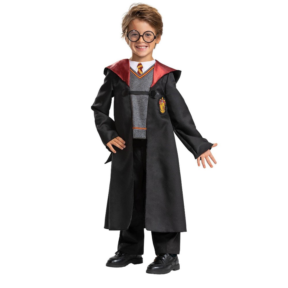 Toddler Harry Potter Classic Halloween Costume Top with Attached Robe M (3-4T)